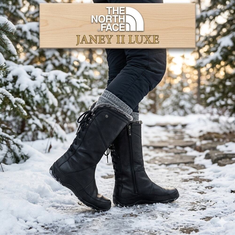 The North Face Janey II Luxe Leather Snow Boots